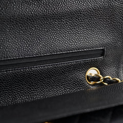 Chanel Medium Classic Flap Black Caviar GHW 16 series