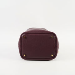Hermes Picotin 18 Prune Eclat X stamp GHW