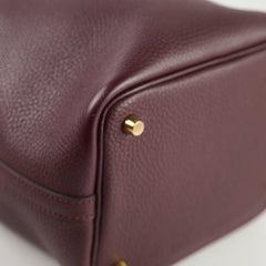 Hermes Picotin 18 Prune Eclat X stamp GHW
