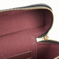 Chanel 25C Caviar Vanity Clutch with Chain Black