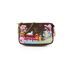 Louis Vuitton Mini Pochette Vivienne 2021 Japan Christmas Animation