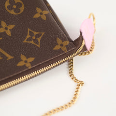 Louis Vuitton Mini Pochette Vivienne 2021 Japan Christmas Animation