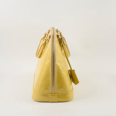 Louis Vuitton Alma PM Vernis Yellow
