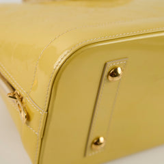 Louis Vuitton Alma PM Vernis Yellow