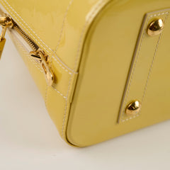 Louis Vuitton Alma PM Vernis Yellow