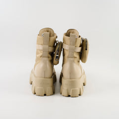 Prada Monolith Boots Beige size 37