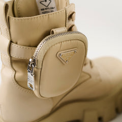 Prada Monolith Boots Beige size 37