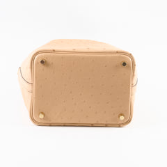 Hermes Picotin 18 Ostrich Chai - Stamp U