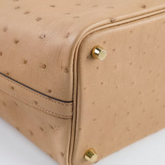 Hermes Picotin 18 Ostrich Chai - Stamp U