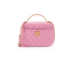Chanel Pick Me Up Small Vanity Case Caviar Pink