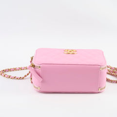 Chanel Pick Me Up Small Vanity Case Caviar Pink