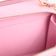Chanel Pick Me Up Small Vanity Case Caviar Pink