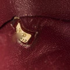 Chanel Quilted Lambskin Mettallic Camera Bag Silver