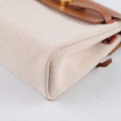 Hermes Mini Herbag Gold/Ercu - Stamp K