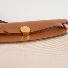 Hermes Mini Herbag Gold/Ercu - Stamp K