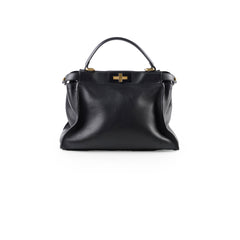 Fendi Peekaboo Medium Black Leather