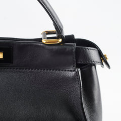 Fendi Peekaboo Medium Black Leather