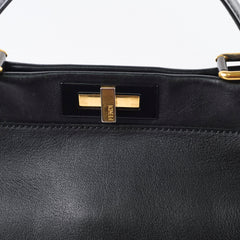 Fendi Peekaboo Medium Black Leather