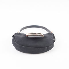 Fendi Vintage Mini Croissant Bag Black