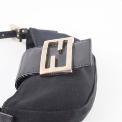 Fendi Vintage Mini Croissant Bag Black