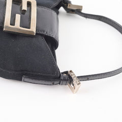 Fendi Vintage Mini Croissant Bag Black