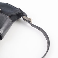 Fendi Vintage Mini Croissant Bag Black