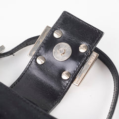 Fendi Vintage Mini Croissant Bag Black