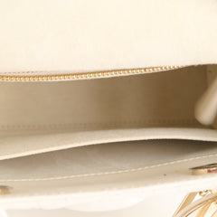 Lady Dior Small Lambskin White/Ivory