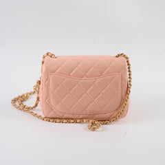 Chanel Mini Square Pearl Crush Light Orange