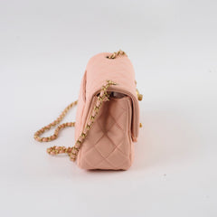 Chanel Mini Square Pearl Crush Light Orange