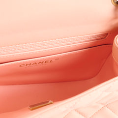 Chanel Mini Square Pearl Crush Light Orange
