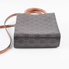 Celine Mini Vertical Cabas Tote Brown