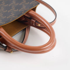 Celine Mini Vertical Cabas Tote Brown