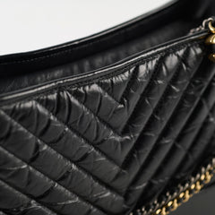 Chanel Medium Gabrielle Chevron Black