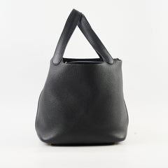 Hermes 22 Picotin Noir Black GHW Z Stamp