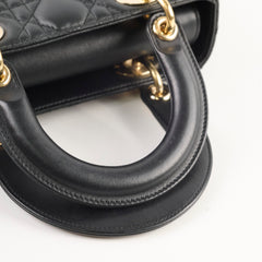 Christian ABC Dior Lady Dior Small Black