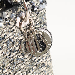 Christian Dior Lady Dior Medium Tweed Sequins