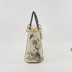 Christian Dior Lady Dior Medium Jungle Patent