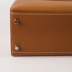 Hermes Kelly 32 Gold PHW C Stamp