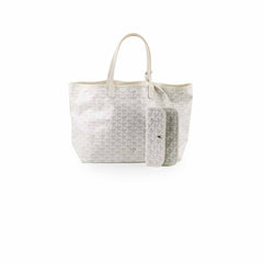 Goyard Saint Louis White PM Tote