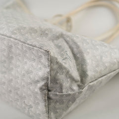 Goyard Saint Louis White PM Tote