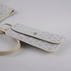 Goyard Saint Louis White PM Tote