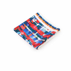 Chanel Aquarel Printed Multicolor Silk Scarf