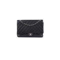 Chanel Single Flap Maxi Caviar Black