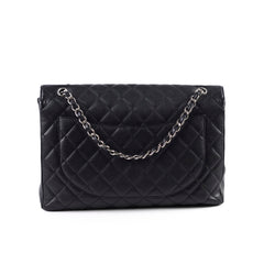 Chanel Single Flap Maxi Caviar Black