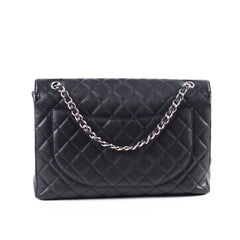 Chanel Single Flap Maxi Caviar Black