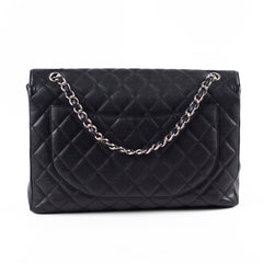 Chanel Single Flap Maxi Caviar Black