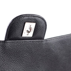 Chanel Single Flap Maxi Caviar Black