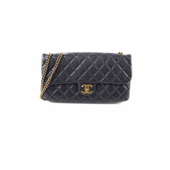 Chanel Double Flap Seasonal Black - Series 18