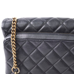 Chanel Double Flap Seasonal Black - Series 18
